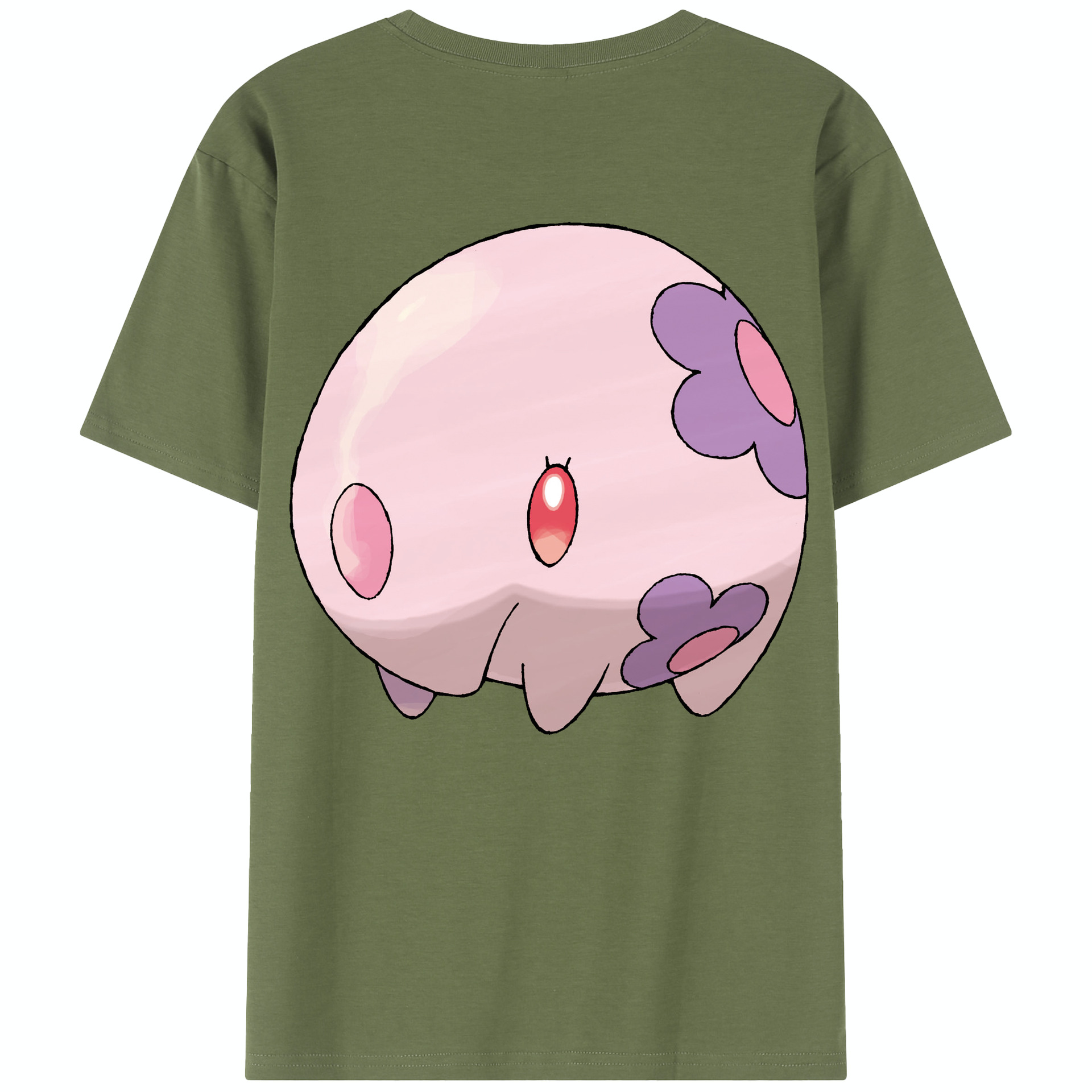（画像用） ポケットモンスター Pokémon 綿100％半袖Tシャツ（背面プリント）